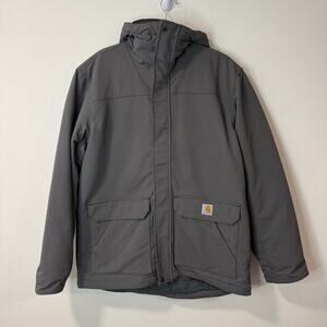 Carhartt Men's Super Dux Traditional Coat Jacket Parka Gray Medium Waterproof